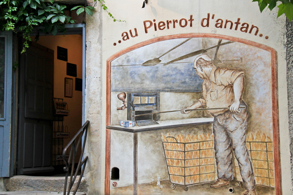 bakery building in Rustrel, Provence